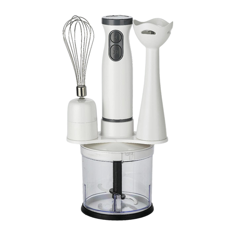Handheld immersionem blender cum quietam motricium