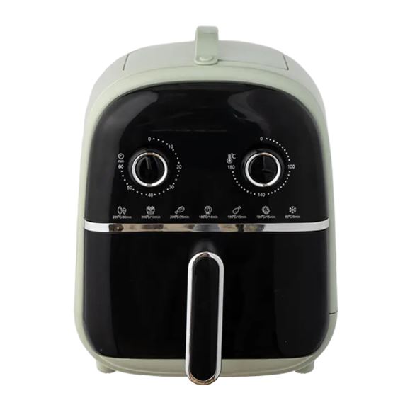 Duplex-knob mechanica imperium visual quadratum aeris fryer: et perfectum compositum ex simplex operatio et sanus coctione